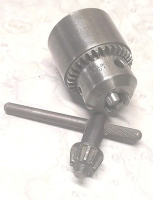  #2T 0-3/8 CAP W/ #2 TAPER SUPREME CHUCK & Key Chicago IL USA Machinist Tools