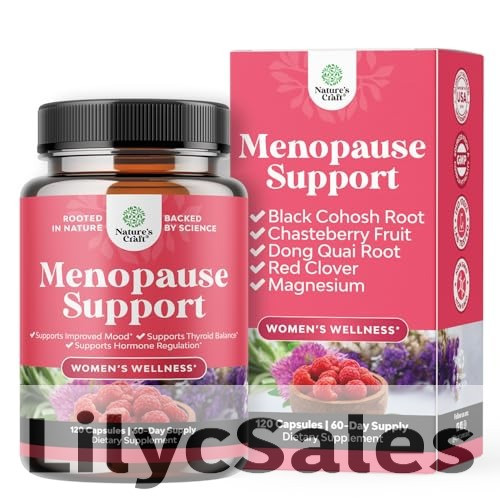 Complete Herbal Menopause Supplement for Women 120ct