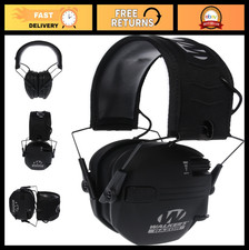 Slim Electronic Hearing Protection Muffs - Noise Cancelling, Lightweight, Adjust