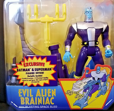 Kenner Superman The Animated Show Evil Alien Brainiac Action Figure New MOC