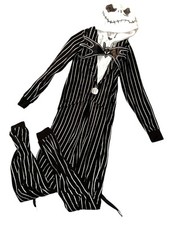 Disney Women's Hooded Union Suit Nightmare Before Christmas Jack Skellington XS