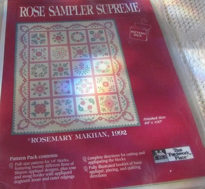 That Patchwork Place''Rose Sampler Supreme'' 20 Block Pattern Pack-Rosemary Makhan