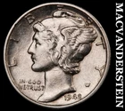 1942 Silver Mercury Dime-Scarce High Grade Lustrous No Reserve #i6639