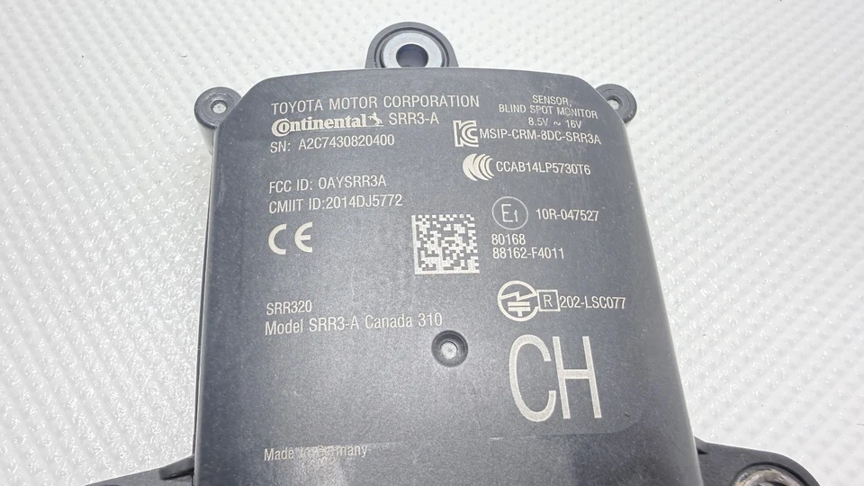 2018 - 2020 Toyota C-HR Blind Spot Radar Object Sensor Module 88162-F4011 OEM - Image 3 of 4