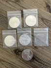 2016 1 oz American Silver Eagle Coin BU - Lot of 5
