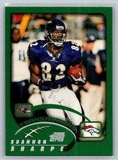💎2002 Topps Football #6 Shannon Sharpe - Denver Broncos💎