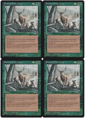 MTG Bounty of the Hunt x4 Alliances Uncommon NM/LP Playset