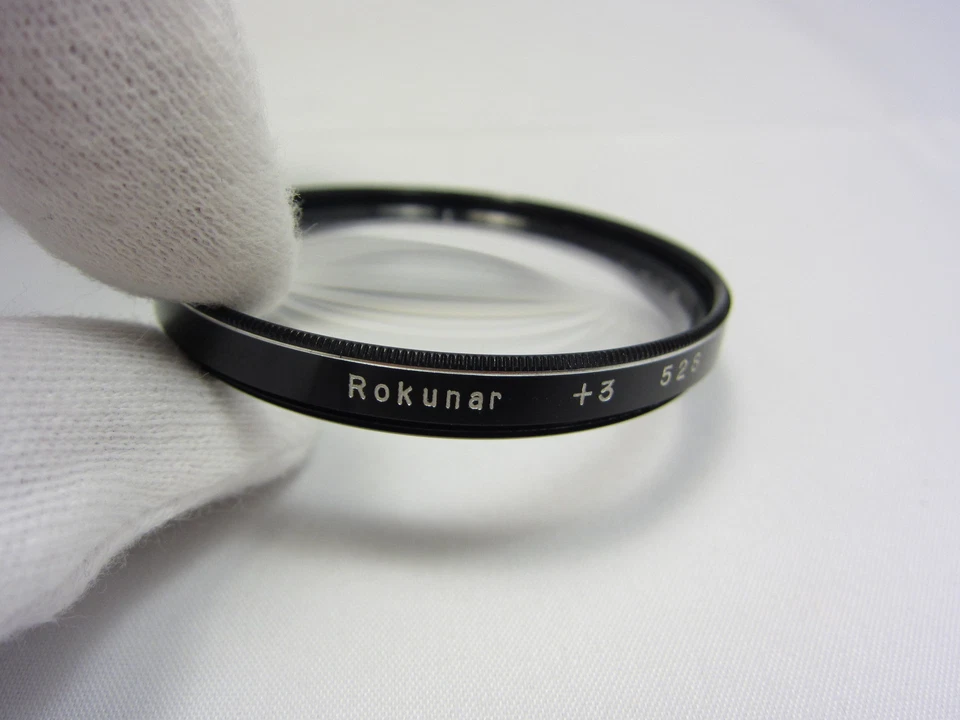 Used ROKUNAR +3 Macro Close-up 52mm 52S Lens Filter Made in JAPAN 6405017 - Image 4 of 4