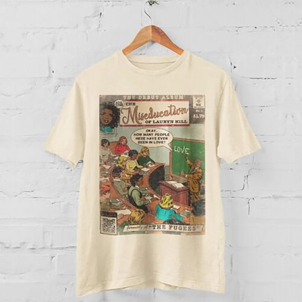 Lauryn Hill Shirt, Vintage Hip Hop 90s Retro Graphic Tee T-Shirt S-5XL