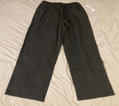 Rare/Self All-Gender Pull-On Wide Leg Twill Pant 5 Off Black - Bild 1 von 13