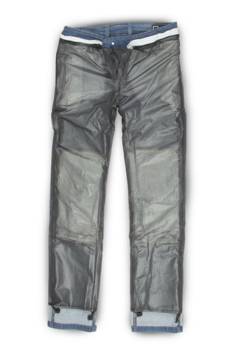 Jeans tecnici moto OJ Storm blu Taglia 60 rinforzati protezioni impermeabili - Foto 3 di 4
