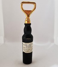 DE COLECCIÓN AUTÉNTICO JAPÓN BLANCO Y NEGRO BUCHANANS ABREBOTELLAS MANGO DE MADERA