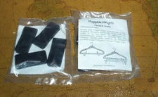Huggable Hangers Finger Clips  8 FINGER CLIPS - Huggable Hangers,Black & Gray, 