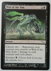 Wail of the Nim - Mirrodin - #81 Common