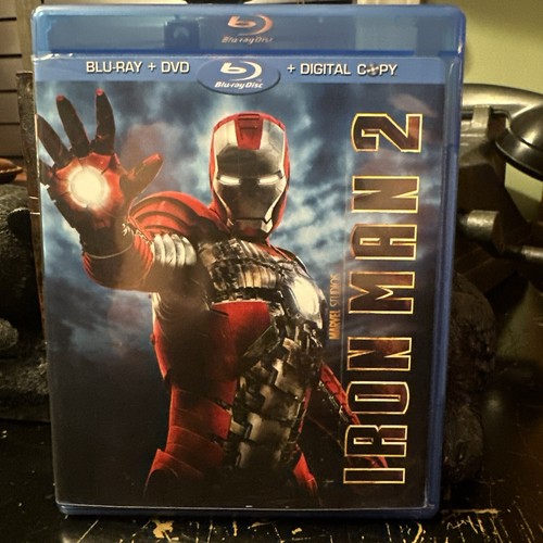 Iron Man 2 • Blu-ray & DVD + Blu-Ray Special Features • Very Good w/Slipcover • - Imagen 3 de 11