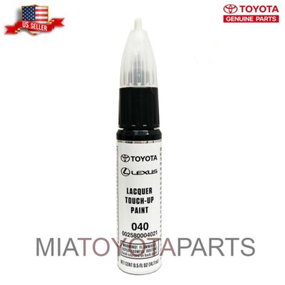 OEM Genuine Toyota Ice Cap Super White 040 Touch-Up Paint Pen 00258-00040-21