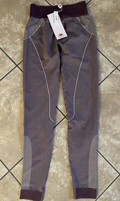 Kappa M L Authentic Trybunalski Seamless Leggings Violet Skin Fit new activewear