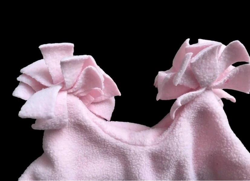 THE CHILDRENS PLACE Bebé Niñas Talla 6-12 Meses Rosa Vellón Pom Gorra Sombrero Foto 2 de 4