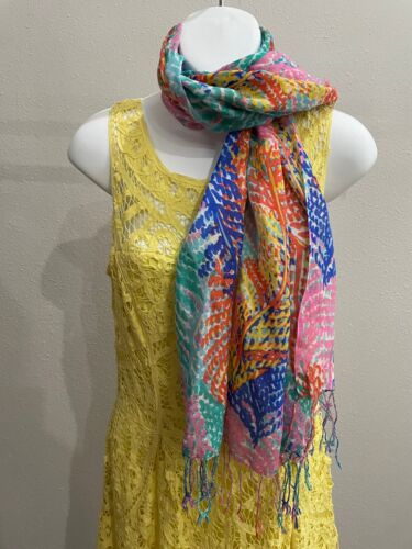 Pre-owned Lilly Pulitzer Cha Cha Murfee Scarf - image 1
