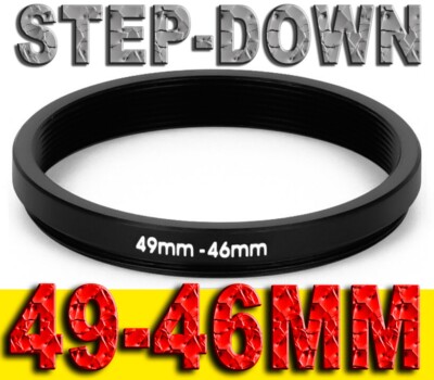 Adattatore Per Filtro Step-down In Metallo, Da 49 Mm A 46 Mm, Adattatore Step-down - Foto 2