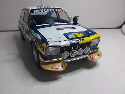 Modèle réduit Peugeot 504 Ti, No.6, Rallye Marokko, H.mikkola/j.todt