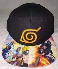 Cap Naruto Shippuden Thick Embroidered Anime 2002 Snapback Ripple Junction VTG