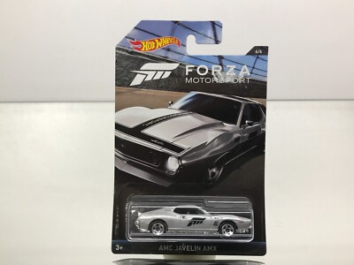 HOT WHEELS DWF38 AMC JAVELIN AMX FORZA -SILVER 3inch- GOOD IN BLISTERCARD - A002