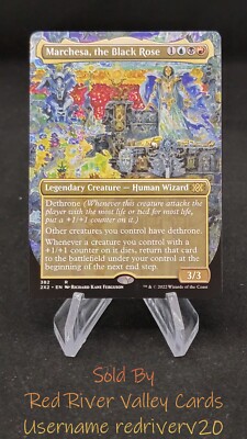 1x Marchesa, the Black Rose (Borderless) - Double Masters 2022 2x2 #382