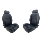 <!--F#f_0-->Classic Style High Back Bucket Seats Tilt Lever Black Pair for HQ Monaro<!--F/-->