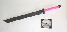 Ninja Training PRACTICE SWORD Pink Polypropylene Japanese Karate Katana DVD