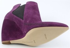 Escarpins En Daim Vert RUPERT SANDERSON - Talons 10.6 Cm, Taille UK7/EU40, Neuf Avec Emballage