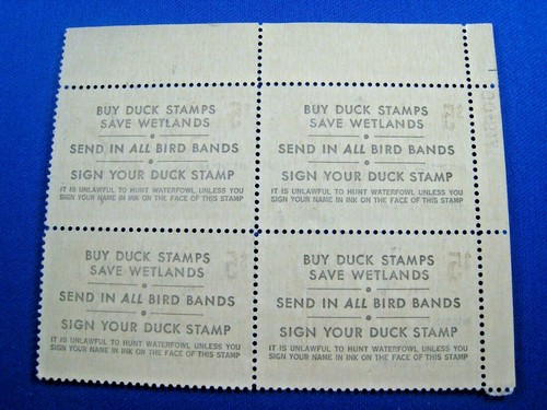 UNITED STATES 1974 - SCOTT # RW41 PLATE BLOCK MNH (U123) - Picture 2 of 3