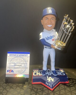 Los Angeles Dodgers Dave Roberts ボブルヘッド Dave Roberts LA Dodgers 2020 WS Champions Bobblehead MLB COA