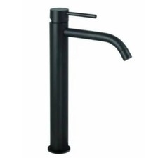 LIG081NO Miscelatore lavabo prolungato senza scarico nero opaco - Light PAFFONI