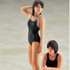1/35 Scale Anime Swimsuit Girl Resin Model Kit Female Figurine for Collectors