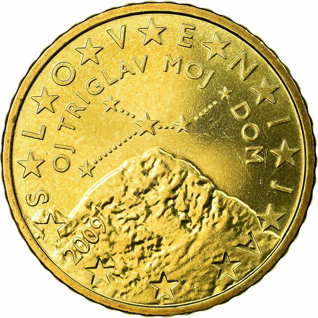 724322] Slovenia, 50 Euro Cent, 2009, MS(63), Brass, KM:73 | eBay UK