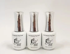 3 Packs IGEL Impeccable Soak Off Gel No Wipe Top Coat 0.5 oz