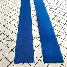 Velcro® Brand 2" Blue Hook & Loop Set - SEW-ON TYPE - 1 YARD - UNCUT