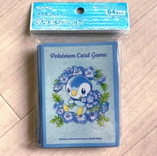 Pokémon Card Sleeves Piplup No.393 Protective Sleeves Ship from JAPAN NEW