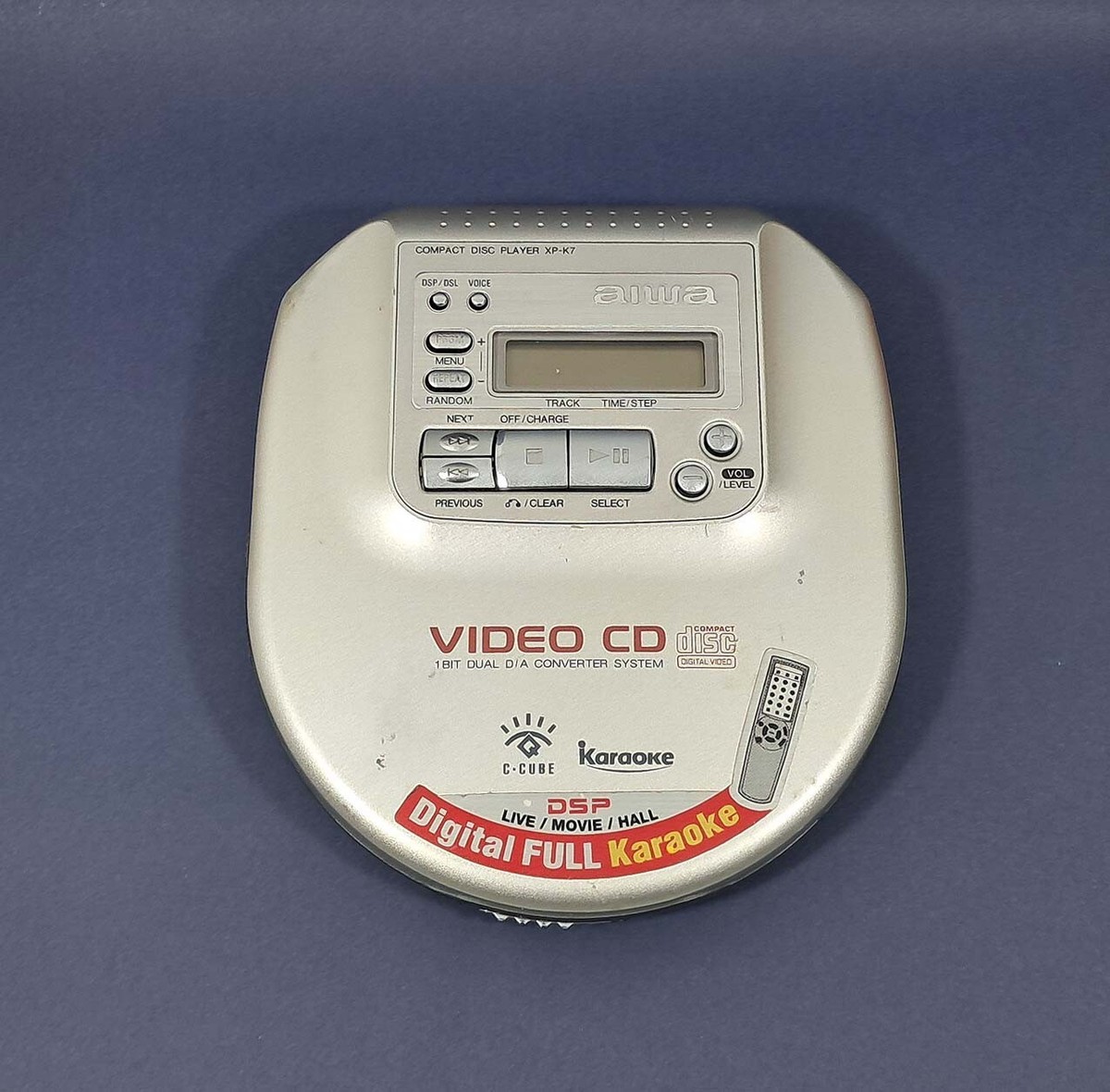 Aiwa XP-K7 Vintage Portable Discman VCD & Karaoke Player | eBay