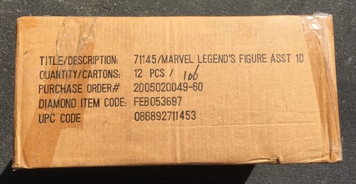 ESTUCHE SELLADO MARVEL LEGENDS SERIE 10 (2005) ToyBiz; Serie Sentinel