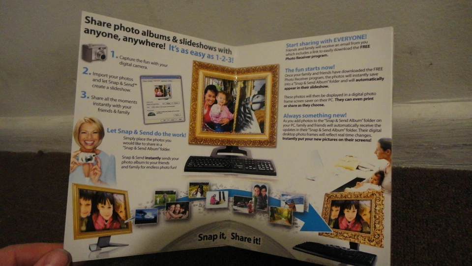 Snap & Send - Snap it, Share it! PC-CD for Windows XP/Vista - NEW, SEALED!! - Image 4 of 4