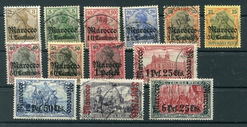 Morocco 21/33 Set Used 600EUR