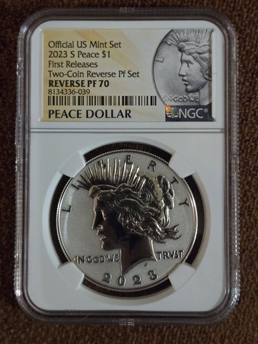 2023-S Reverse Proof Peace Dollar NGC Reverse PF70 First Releases | eBay