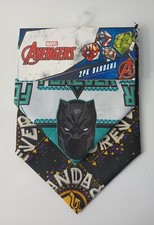 Marvel Advengers 2pk Bandana 17.5  x17.5  Wakanda Forever Black Panther NWT