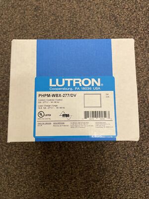 Lutron PHPM-WBX-277/DV Phase Adaptive Power Module 220-277V White Dimming 