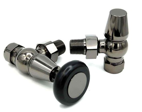 Yorkshire Traditional Manual Radiator Valve - Black Nickel - End of line SALE! - Picture 2 of 6