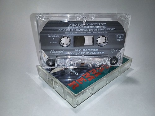 M.C. Hammer - Let's Get It Started (Cassette, 1988) (MAJOR LABEL DEBUT ALBUM) - Picture 6 of 7