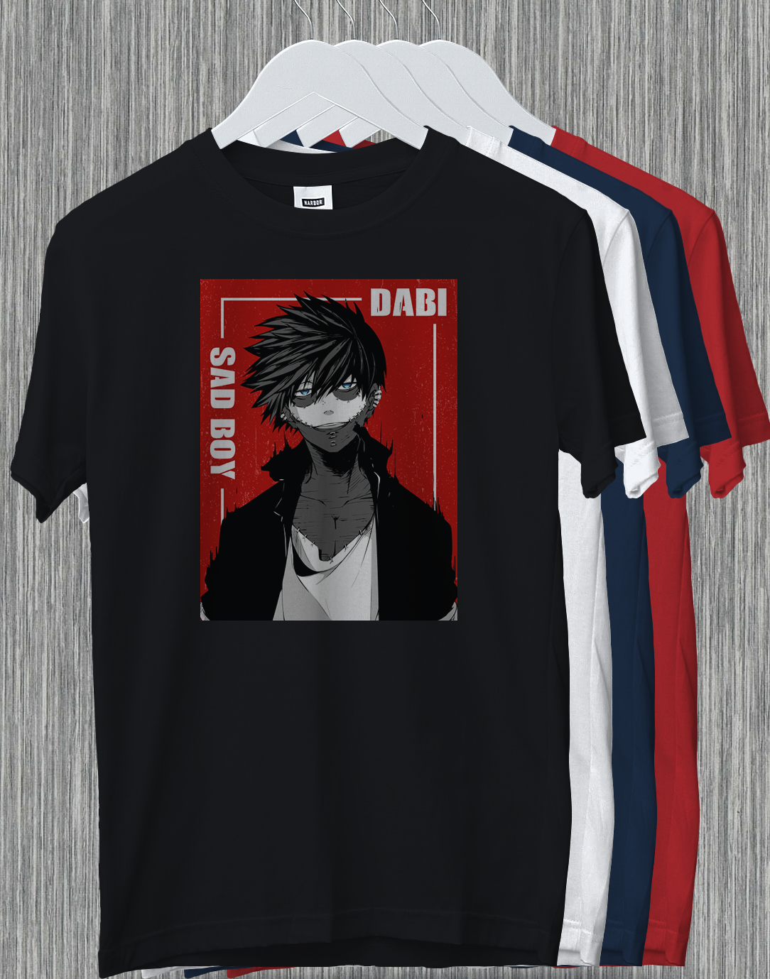 Dabi Sad Boy My Hero Academia Anime Manga Otaku Fans Allmight Funny Gift  T-Shirt