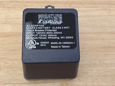 Dollhouse Transformer 10 Watt Wire up to 16 12volt Bulbs Small to Medium Houses